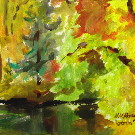 Thumb Kleiner Teich im Herbst